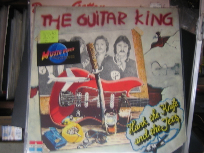 HANK THE KNIFE AND THE JETS - GUITAR KING LP M-/EX-