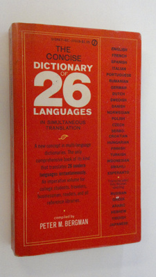Peter M. (ed.) Bergman : The concise dictionary of 26 lan...