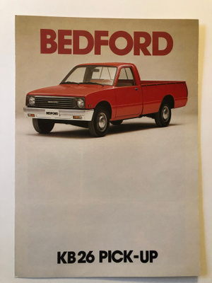 Myyntiesite - Bedford KB26 pick up - 1981