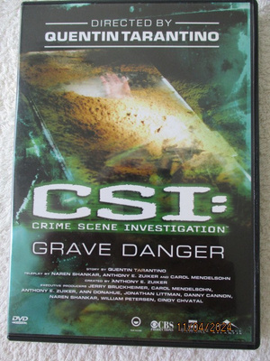 GRAVE DANGER - CSI (DVD) Quentin Tarantino