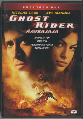 GHOST RIDER – AAVEAJAJA - Suomalainen DVD 2007, Extended Cut