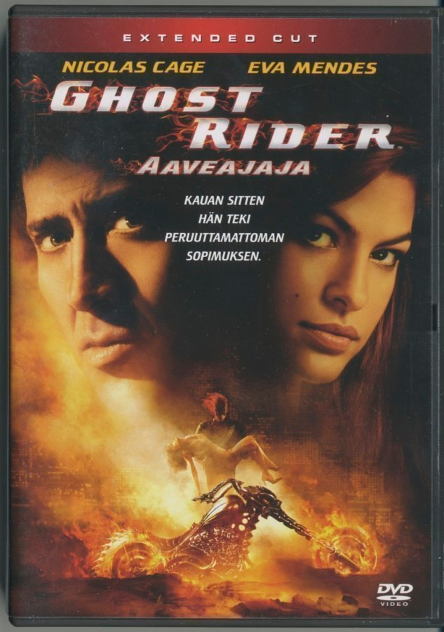 GHOST RIDER – AAVEAJAJA - Suomalainen DVD 2007, Extended Cut