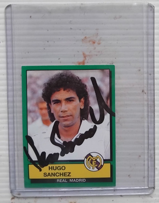 Hugo Sanchez Real Madrid signed
