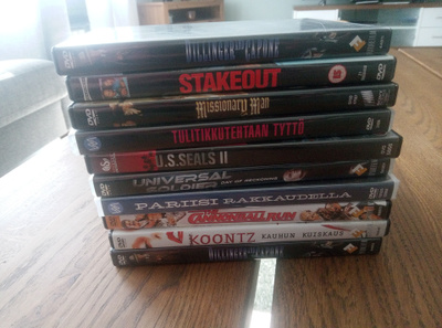 Dvd elokuvia 5e kpl