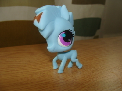 LITTLEST PET SHOP sininen SEEPRA, HEVONEN #3107