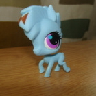 LITTLEST PET SHOP sininen SEEPRA, HEVONEN #3107 - pikkukuva 1