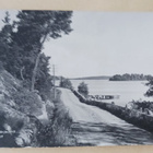 Åland, Färjsund, rantatie ja laituri, vkpk, p. 1939 - pikkukuva 1