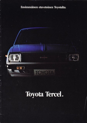 Toyota Tercel -esite, 1980