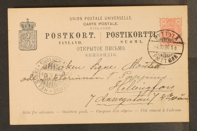 # 23701 # Ehiö Ryttylä > Helsinki 1896