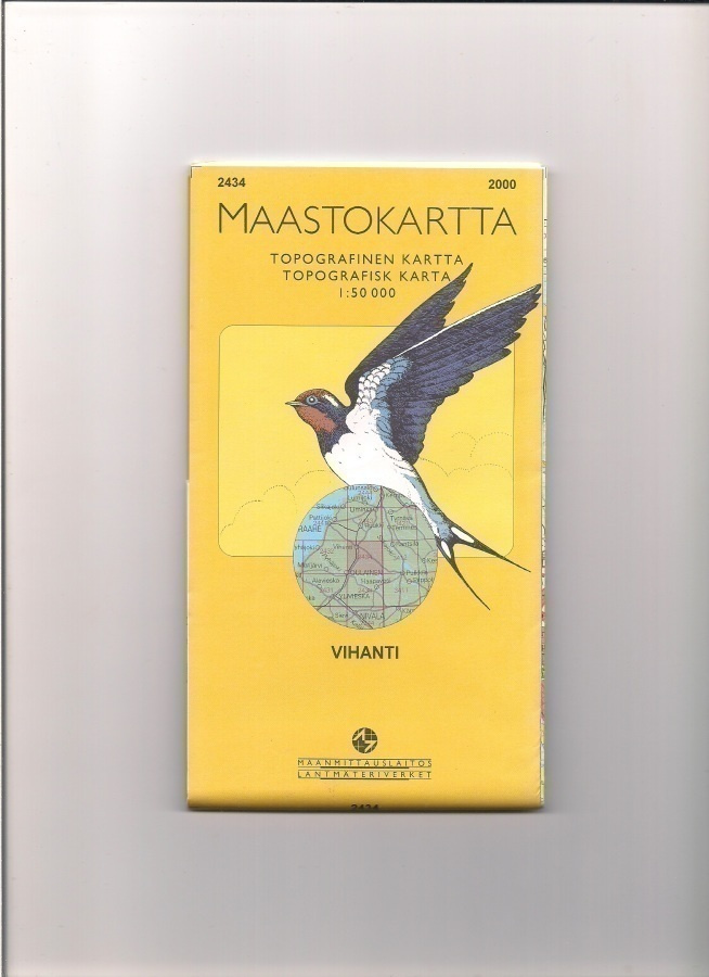 Maastokartta 1:50 000 Vihanti