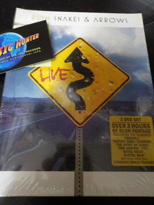 RUSH - SNAKES & ARROWS UUSI 3DVD