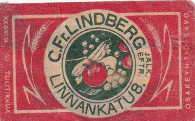 C. Fr. Lindberg. Linnankatu 8.   s22