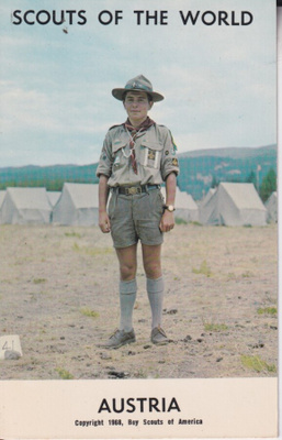 Partio.  Austria.  Scouts of the World  .  e109