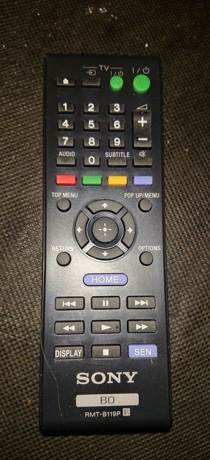 Sony Blu-ray kaukosäädin RMT-P119P
