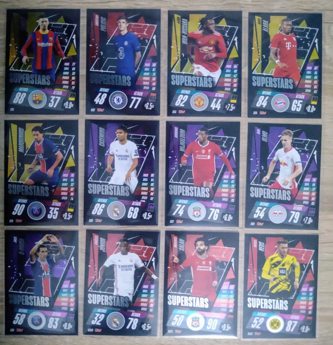 Topps Match attax Superstars 20/21