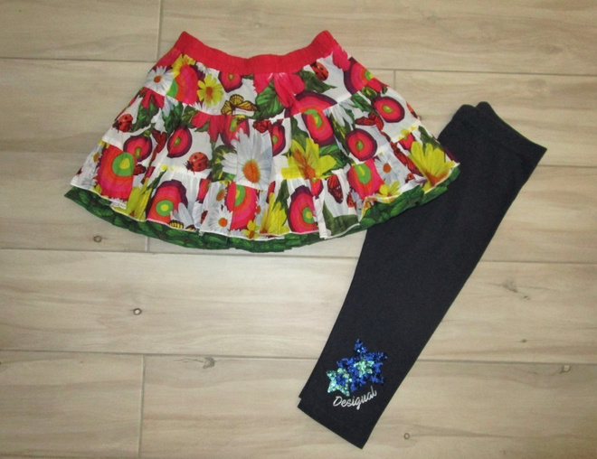 Desigual hame ja leggingsit 7-8 vuotiaalle