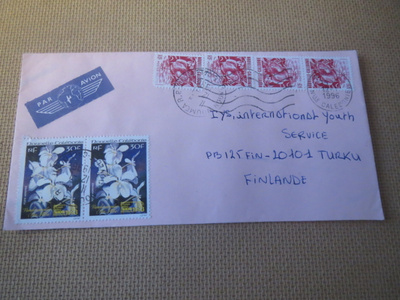 Uusi Kaledonia kirjekuori