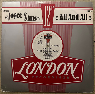[12''] JOYCE SIMS: ALL AND ALL