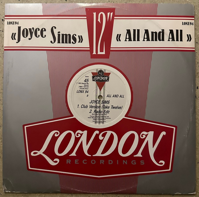 [12''] JOYCE SIMS: ALL AND ALL