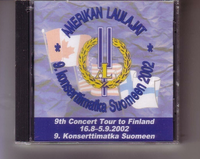 cd, Amerikan laulajat - 9. konserttimatka Suomeen 2002, UUSI