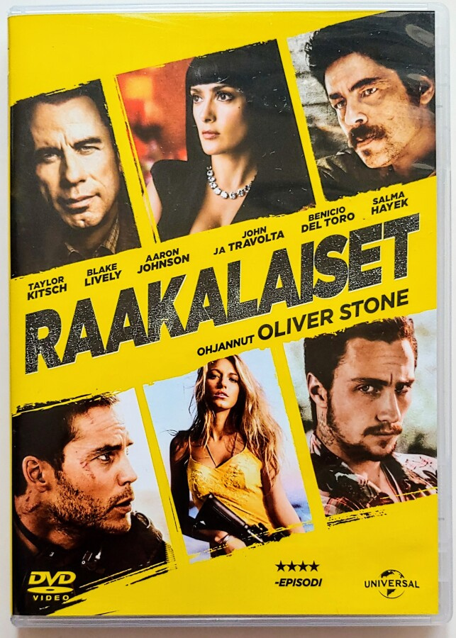 RAAKALAISET / SAVAGES – Suomalainen DVD 2012 - Oliver Stone