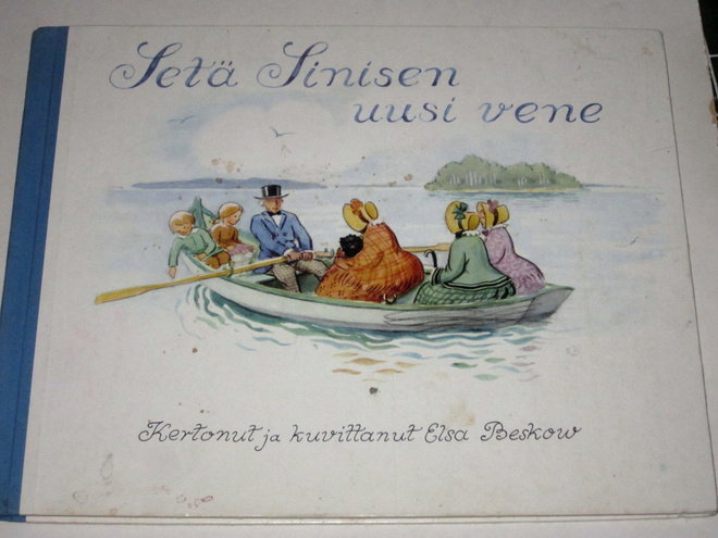 Elsa Beskow : Setä Sinisen uusi vene - 2.p 1979