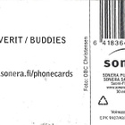 D218 30 MK KAVERIT SONERA PUHELUKORTTI - pikkukuva 2