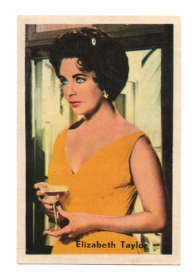 Purkkakuva Hellas Filmitähti-sarja n:o 6 ELIZABETH TAYLOR
