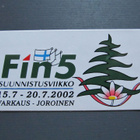 SUUNNISTUS.....FIN 5, Rastiviikko v.2002. - pikkukuva 1