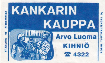 Kihniö. Kankarin kauppa, Arvo Luoma      b549