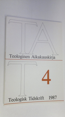 Teologinen aikakauskirja 4/1987
