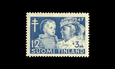 339 ** Tuberkuloosi 12mk+3mk (1947)