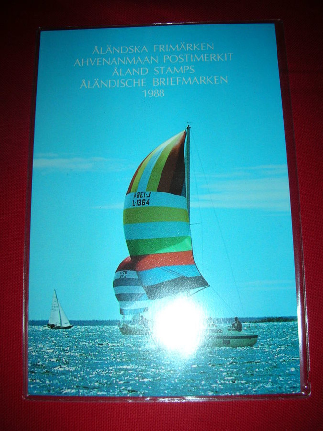 Ahvenanmaa postimerkki vuosilajitelma 1988