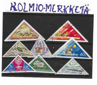 SEKALAISIA-KOLMIOMERKKEJÄ