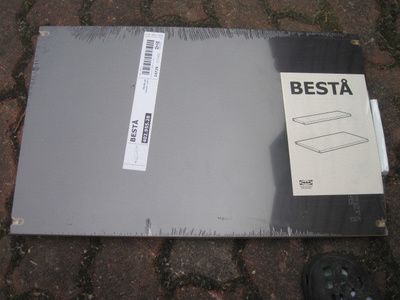 Bestå hyllylevy 56x36cm, mustanruskea (v)