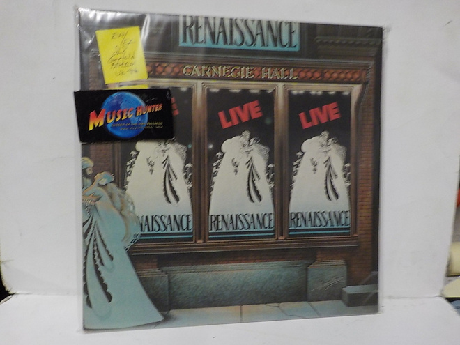 RENAISSANCE - LIVE AT CARNEGIE HALL EX+/EX- UK 1976 2LP