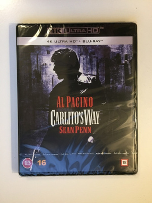 Carlito's Way (4K Ultra HD + Blu-ray) 1993 (Al Pacino) UUSI