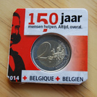 Belgia 2 € 2014 Punainen Risti 150 vuotta BU - pikkukuva 4