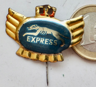 VANHA Merkki Fahrrad Express Moottoripyörät Saksa 1950-l