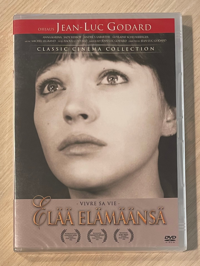 Jean-Luc Godard: ELÄÄ ELÄMÄÄNSÄ (1962) Anna Karina (UUSI)