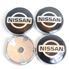 Nissan vannekeskiöt – Kromi-Musta – 60mm (4kpl s - pikkukuva 2