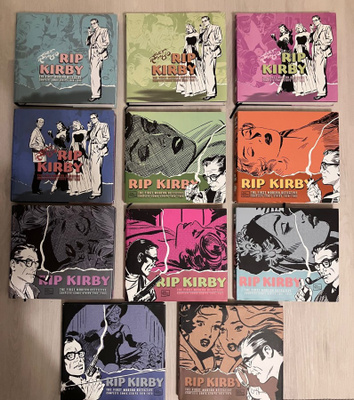 Rip Kirby: The First Modern Detective: 1946-1975 (11 kirjaa)