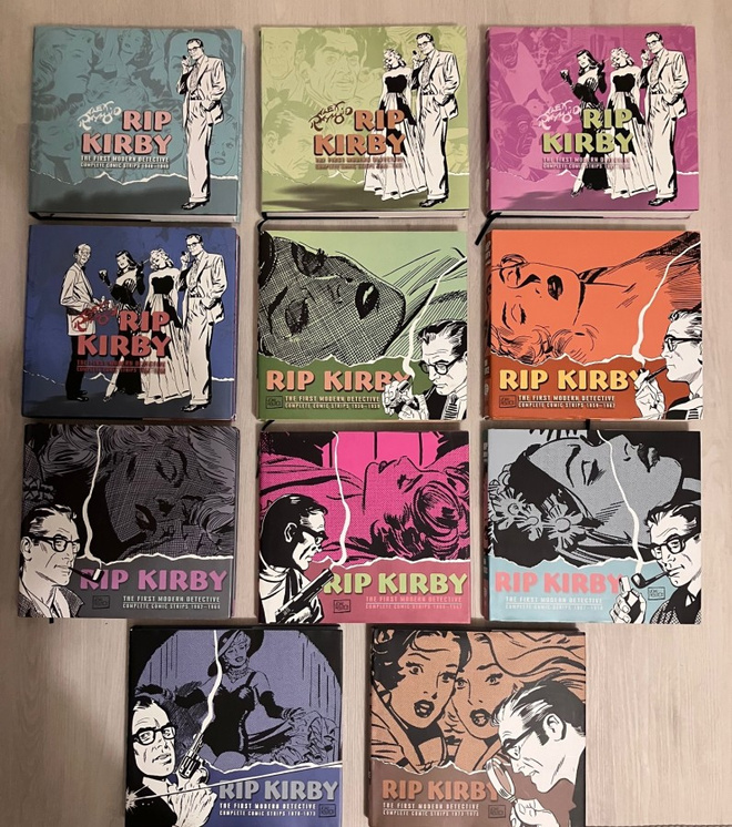 Rip Kirby: The First Modern Detective: 1946-1975 (11 kirjaa)