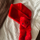 Lasten punainen nalle kaulahuivi - pikkukuva 3