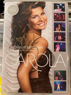 Carola - Jubileumsshowen (nimikirjoitus)