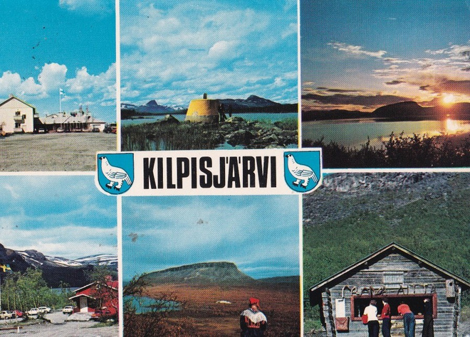 Kilpisjärvi, vaakuna, sommitelmakortti    b668