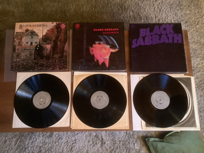 Black Sabbath : 3 x Vertigo -Vinyylilevyt