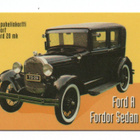 Finnet-yhtiöt Puhelinkortti FORD A FORDOR SEDAN 1929 - pikkukuva 1