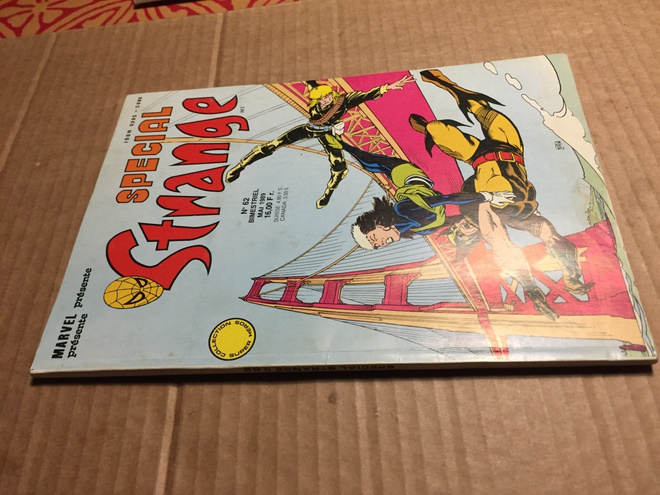MARVEL PRESENTE SPECIAL STRANGE 62/1989 FRANCE HYVÄ