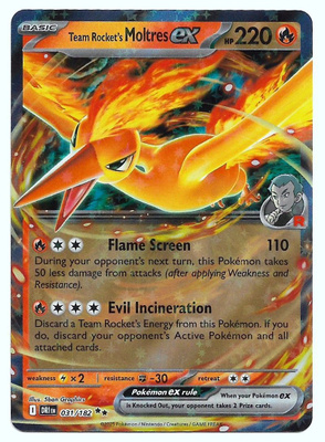 Team Rocket´s Moltres ex 31/182 Pokemon TCG